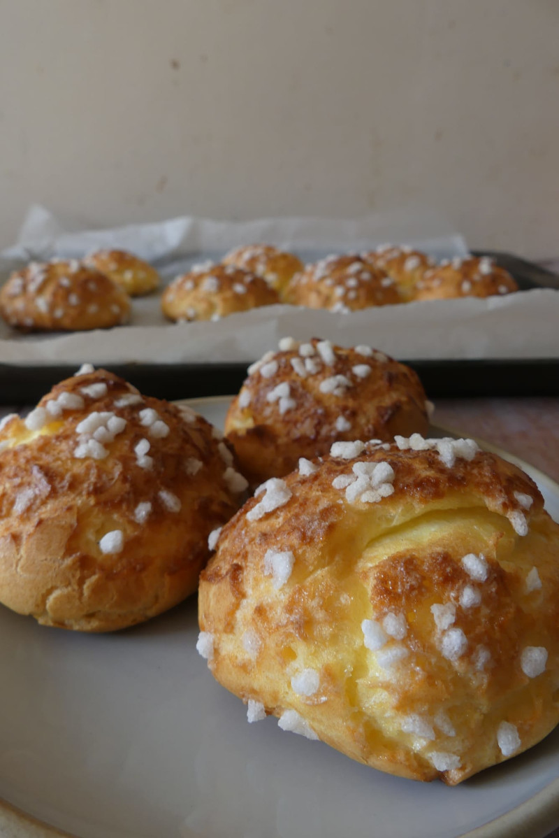 chouquettes à la vanille 