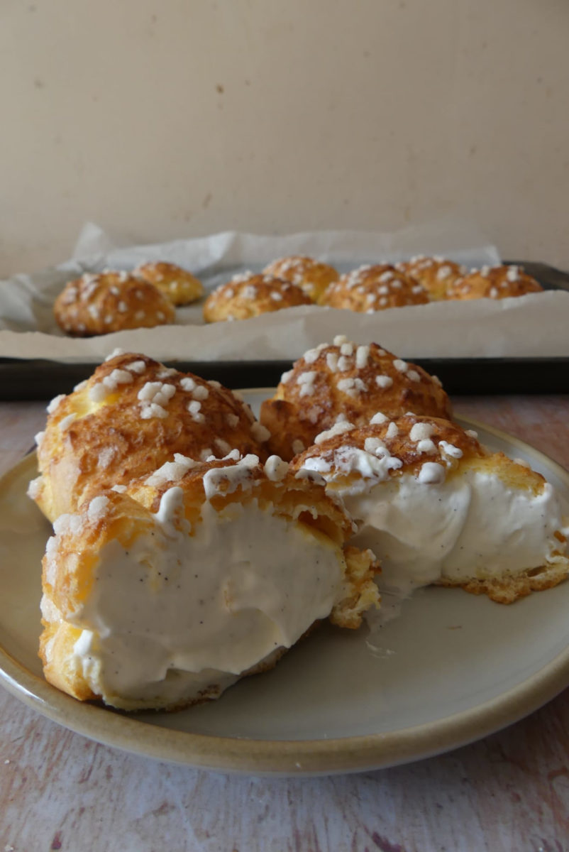 chouquettes à la vanille 