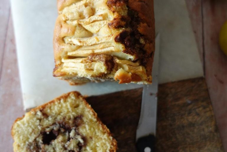 cake cinnamon roll aux pommes